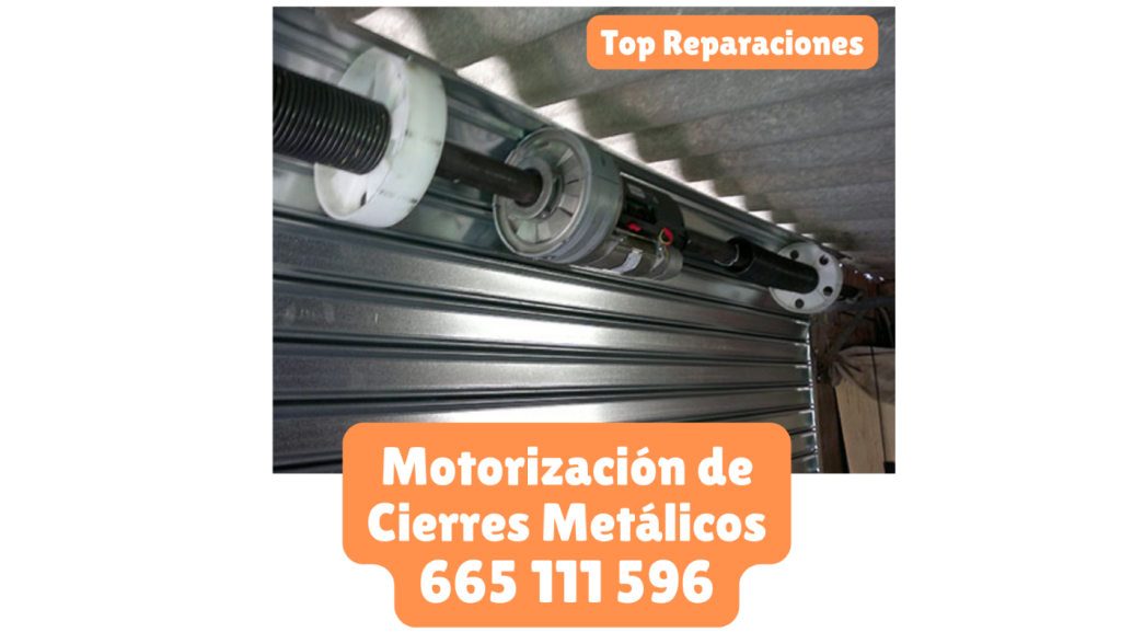 instalar motor en cierre metálico